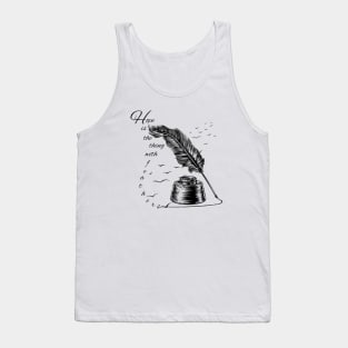 Emily Dickinson Hope Quote Tank Top